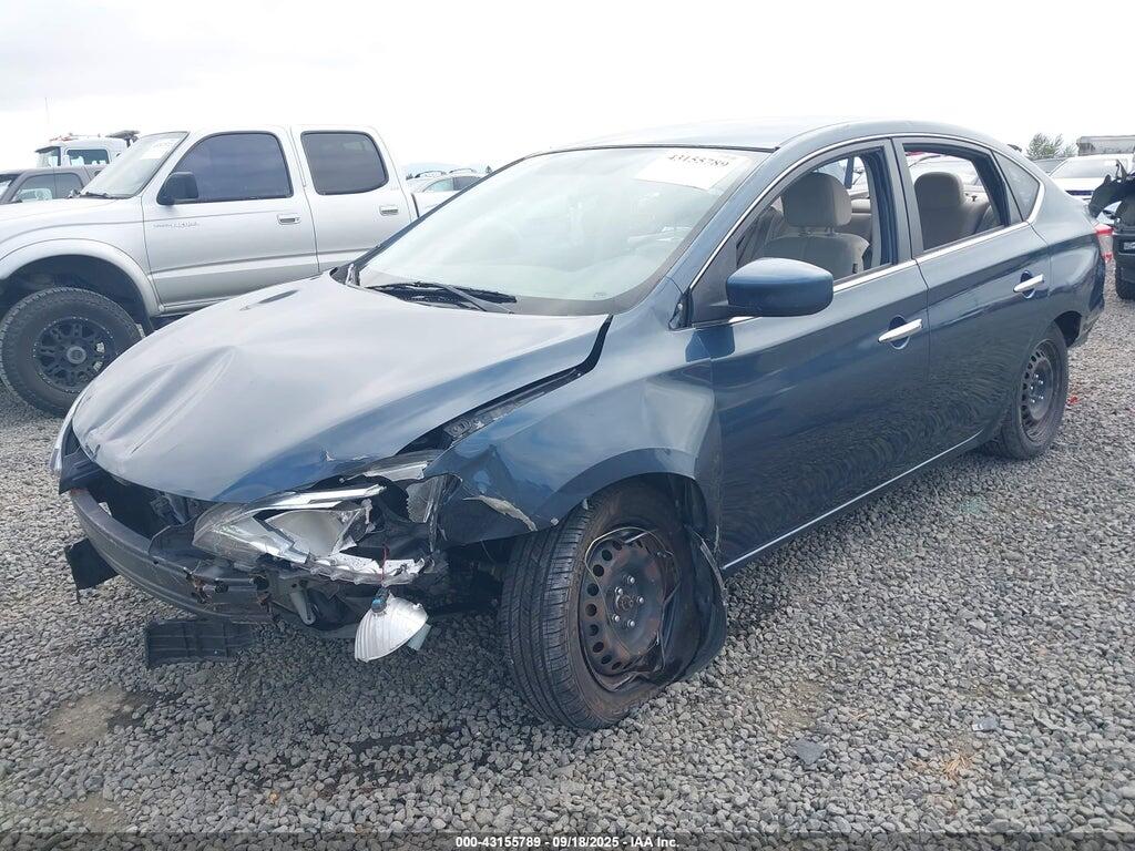 3N1AB7AP6EL630864 2014 NISSAN SENTRA photo no. 2