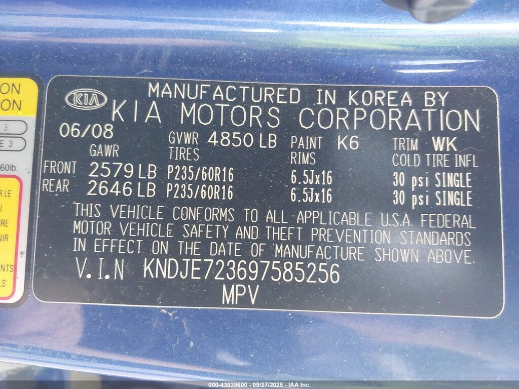 KNDJE723697585256 2009 KIA SPORTAGE photo no. 9