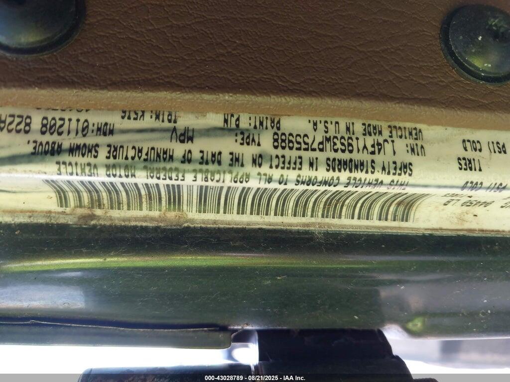 1J4FY19S3WP755988 1998 JEEP WRANGLER photo no. 9
