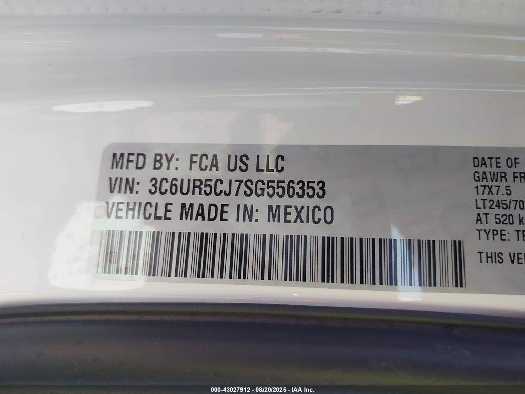 3C6UR5CJ7SG556353 2025 RAM 2500 photo no. 9