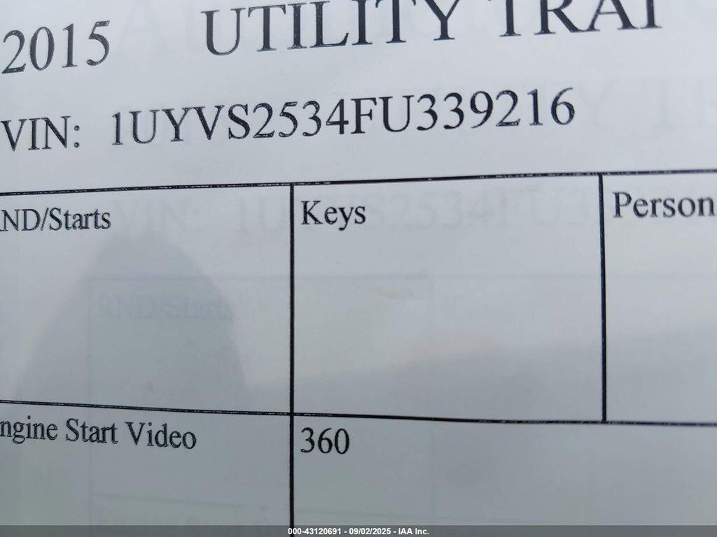 1UYVS2534FU339216 2015 UTILITY TRAILER MFG UNKNOWN photo no. 9