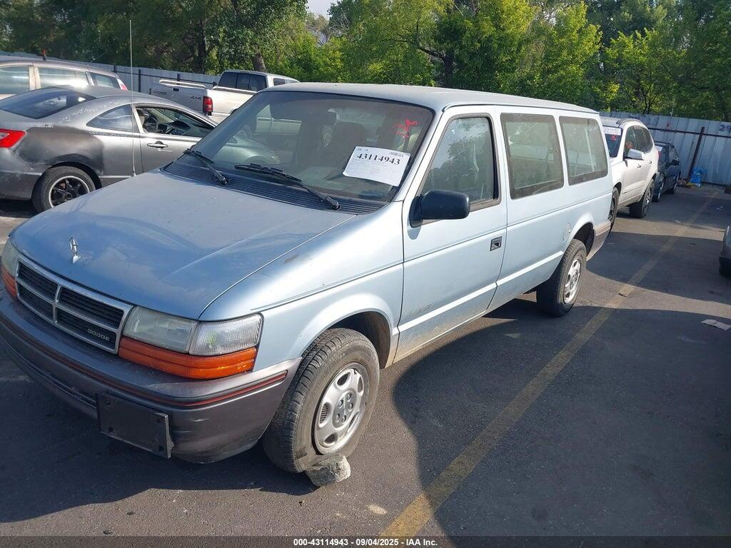 1B4GD44RXMX560024 1991 DODGE GRAND CARAVAN photo no. 2