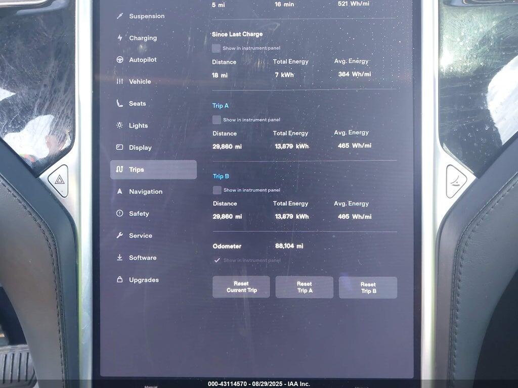 5YJXCAE2XHF048804 2017 TESLA MODEL X photo no. 7