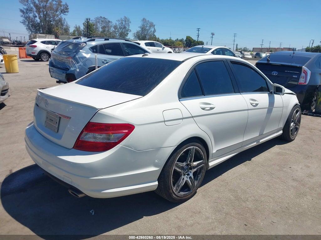 WDDGF5EB5AR109724 2010 MERCEDES-BENZ C 300 photo no. 4
