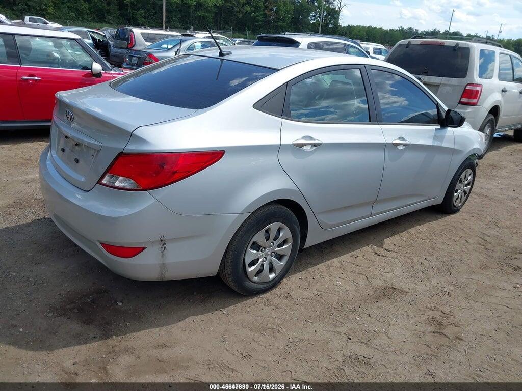 KMHCT4AE9FU877007 2015 HYUNDAI ACCENT photo no. 4