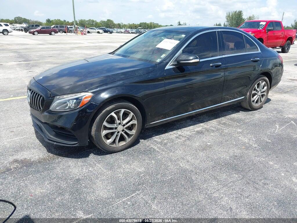 55SWF4KB5FU031879 2015 MERCEDES-BENZ C 300 photo no. 2