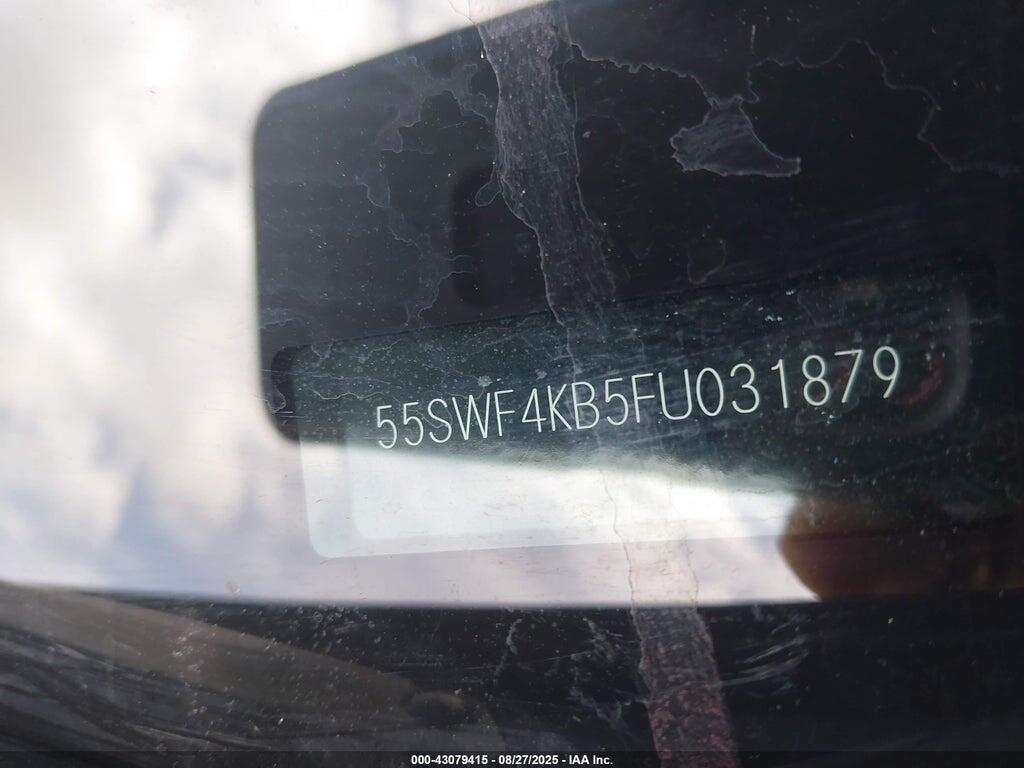 55SWF4KB5FU031879 2015 MERCEDES-BENZ C 300 photo no. 9