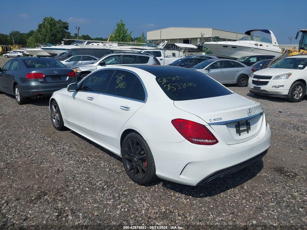 55SWF6GB0FU040607 2015 MERCEDES-BENZ C 400 photo no. 3
