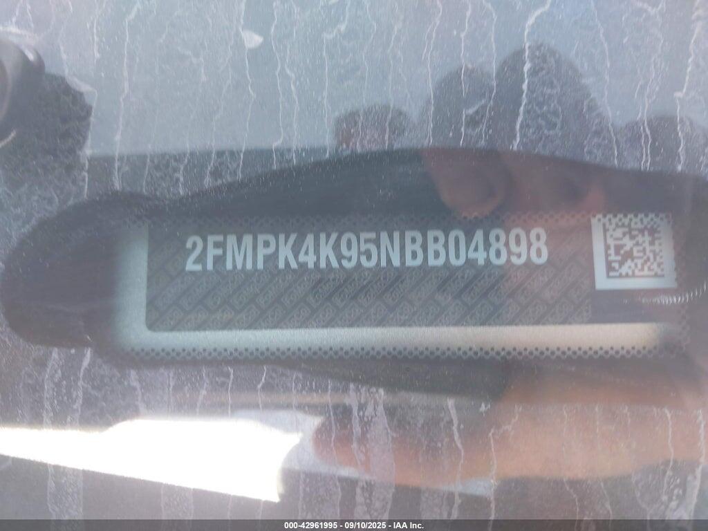 2FMPK4K95NBB04898 2022 FORD EDGE photo no. 9