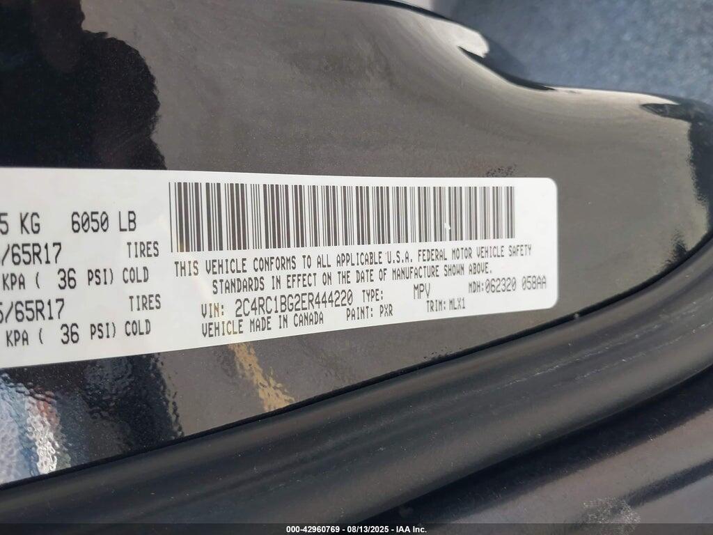 2C4RC1BG2ER444220 2014 CHRYSLER TOWN & COUNTRY photo no. 9