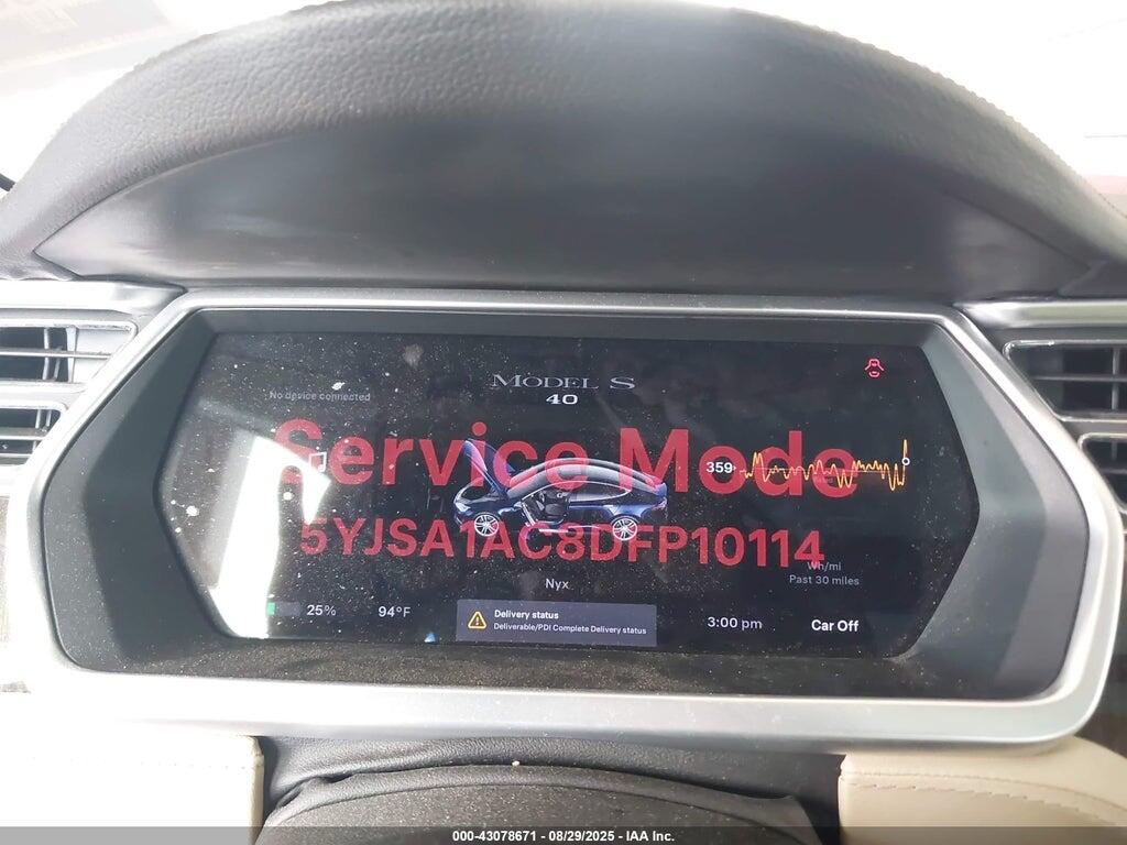 5YJSA1AC8DFP10114 2013 TESLA MODEL S photo no. 7
