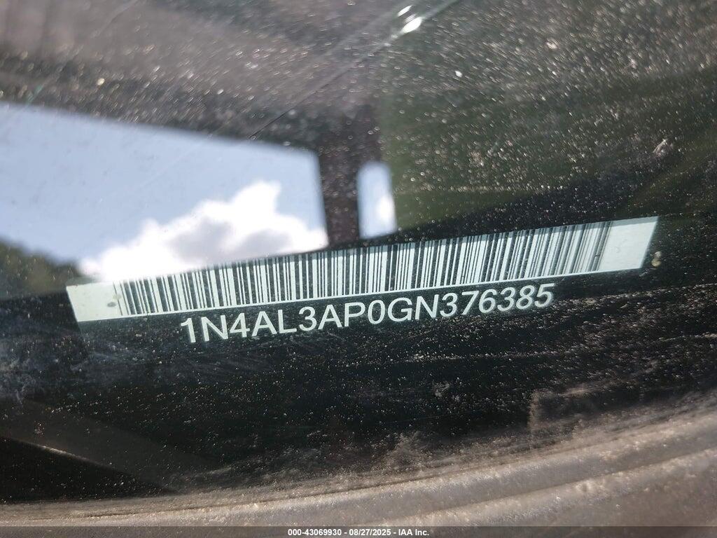 1N4AL3AP0GN376385 2016 NISSAN ALTIMA photo no. 9