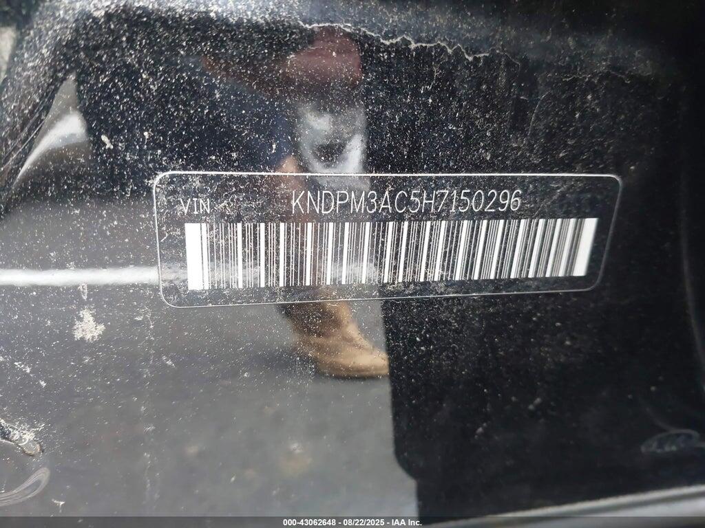 KNDPM3AC5H7150296 2017 KIA SPORTAGE photo no. 9