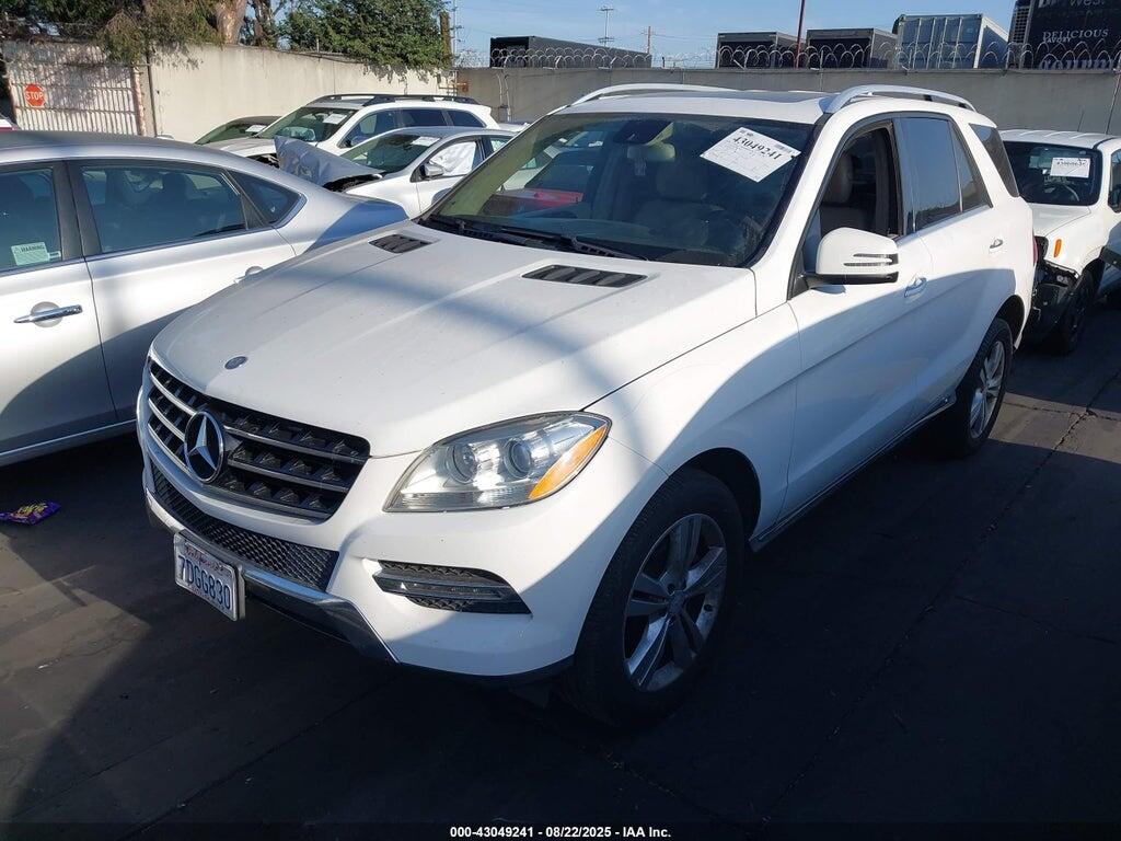 4JGDA5JBXEA325117 2014 MERCEDES-BENZ ML 350 photo no. 2