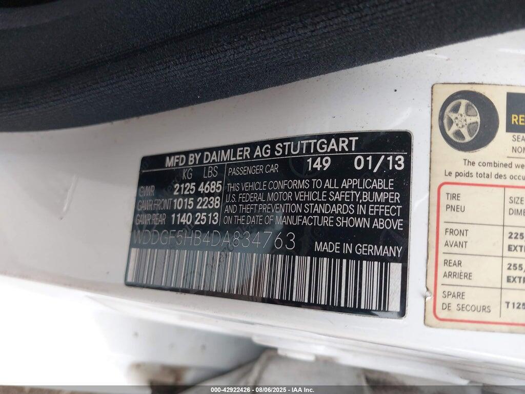 WDDGF5HB4DA834763 2013 MERCEDES-BENZ C 350 photo no. 9