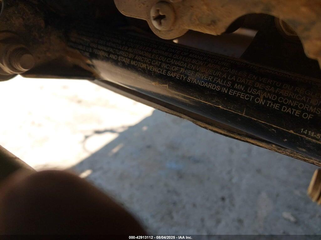4UF09ATV89T209963 2009 ARTI CAT 550 photo no. 9
