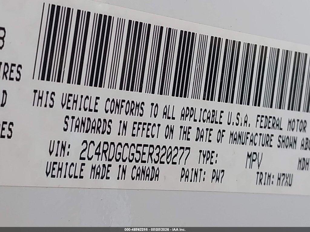 2C4RDGCG5ER320277 2014 DODGE GRAND CARAVAN photo no. 9