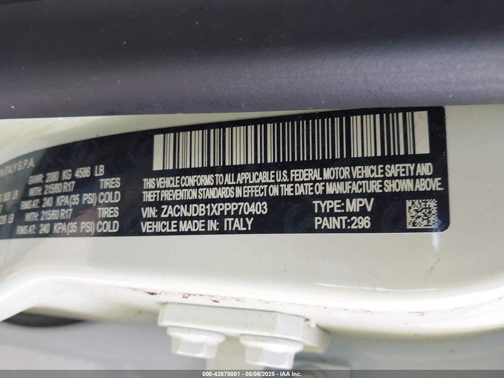 ZACNJDB1XPPP70403 2023 JEEP RENEGADE photo no. 9