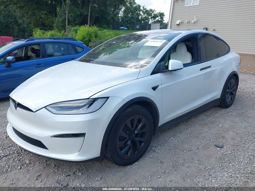 7SAXCBE67NF340661 2022 TESLA MODEL X photo no. 2