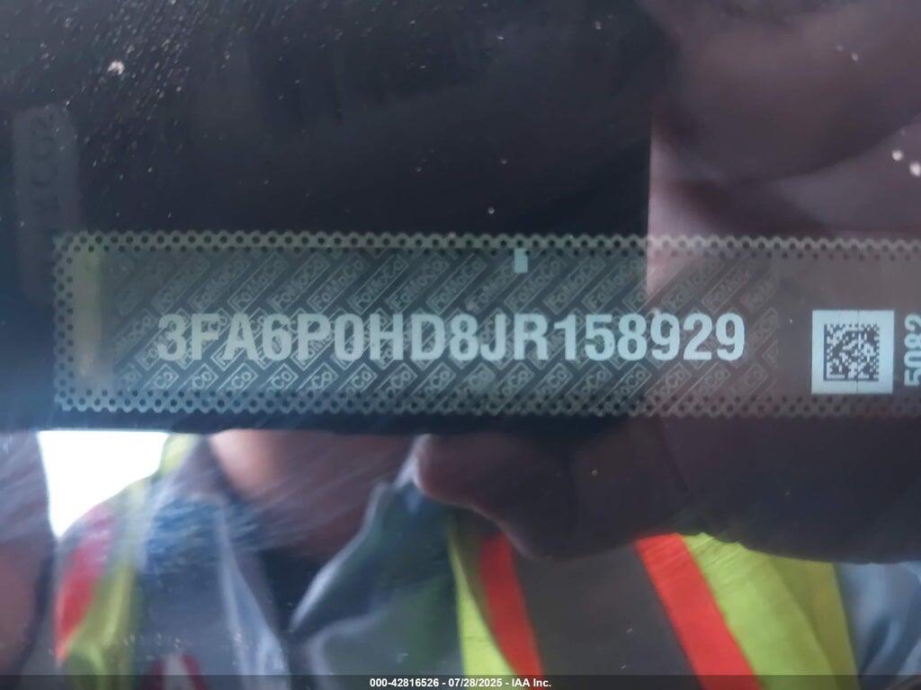 3FA6P0HD8JR158929 2018 FORD FUSION photo no. 9
