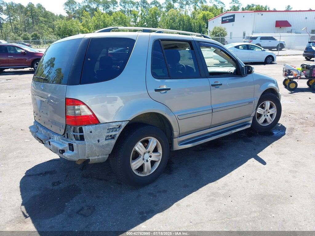 4JGAB57E35A553395 2005 MERCEDES-BENZ ML 350 photo no. 4