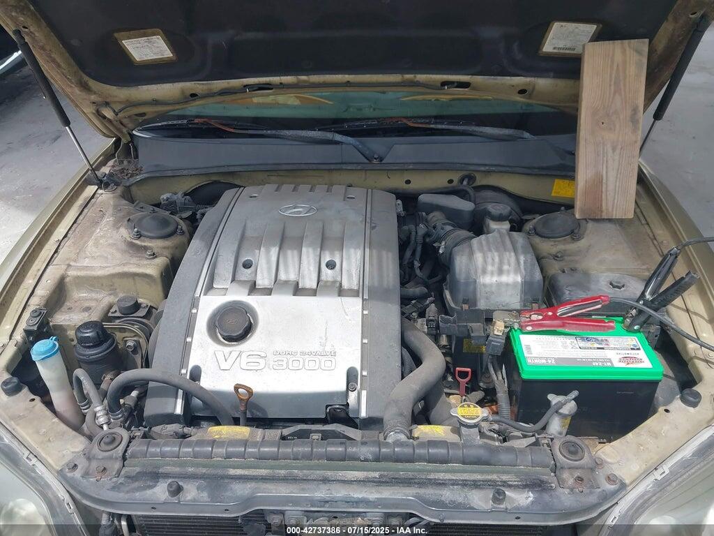 KMHFU45D01A112242 2001 HYUNDAI XG300 photo no. 10
