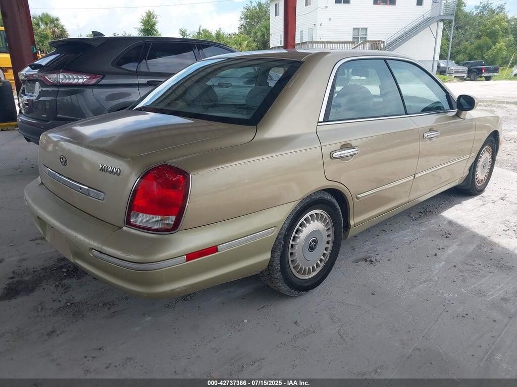KMHFU45D01A112242 2001 HYUNDAI XG300 photo no. 4