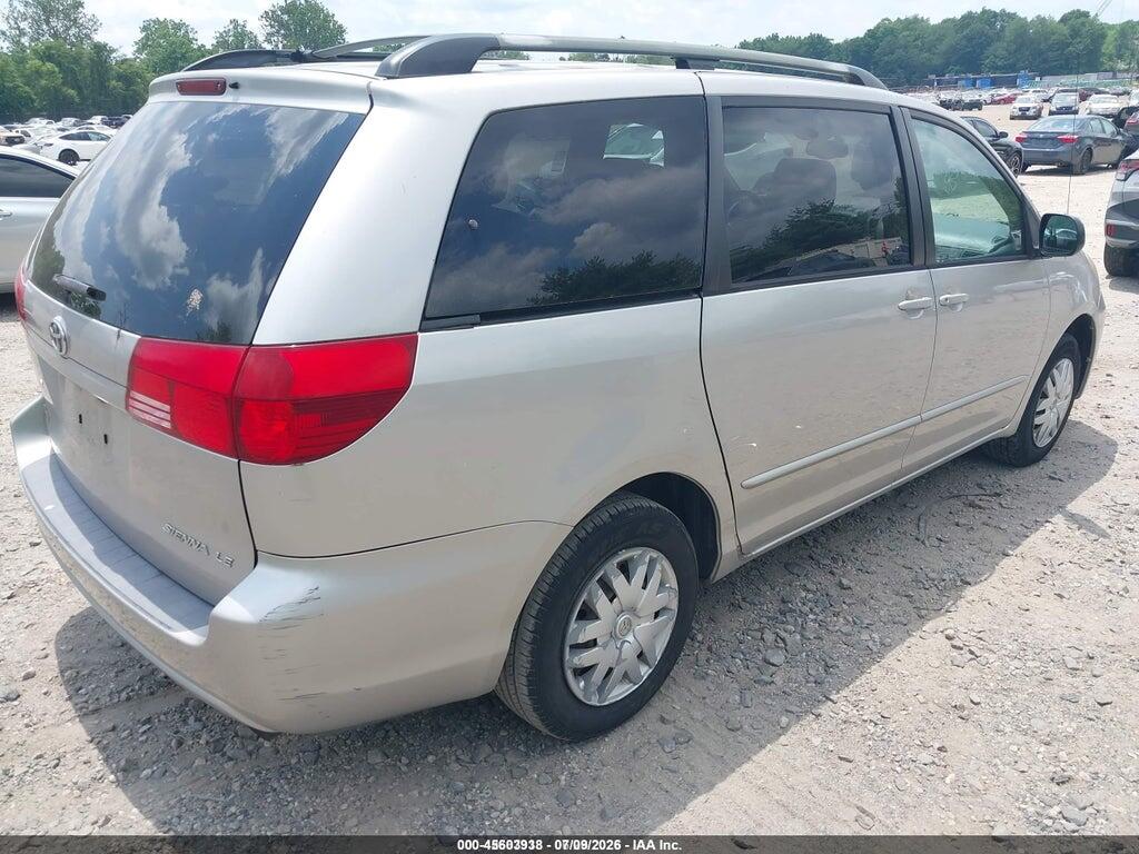 5TDZA23C64S085032 2004 TOYOTA SIENNA photo no. 4