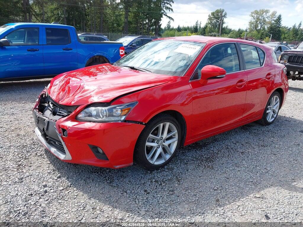 JTHKD5BHXG2264904 2016 LEXUS CT 200H photo no. 2