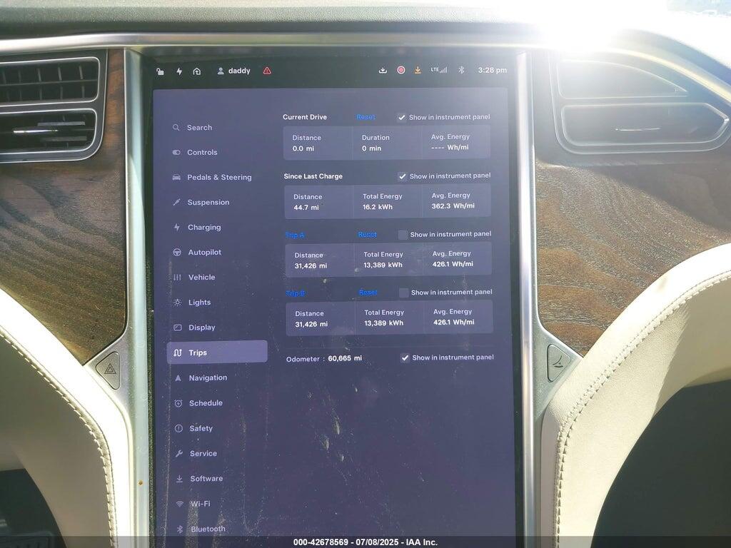 5YJXCDE29HF067037 2017 TESLA MODEL X photo no. 7