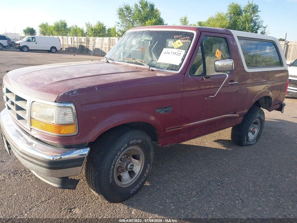 1FMEU15N2PLA83987 1993 FORD BRONCO photo no. 2
