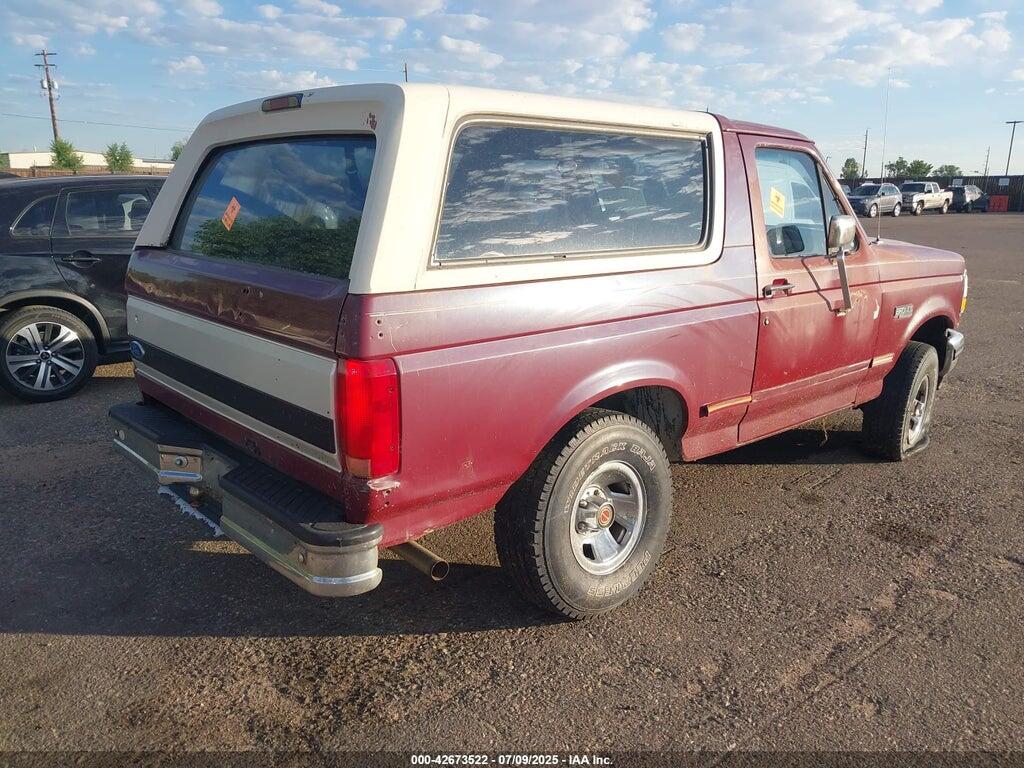 1FMEU15N2PLA83987 1993 FORD BRONCO photo no. 4