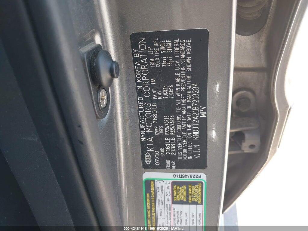 KNDJT2A21B7213234 2011 KIA SOUL photo no. 9