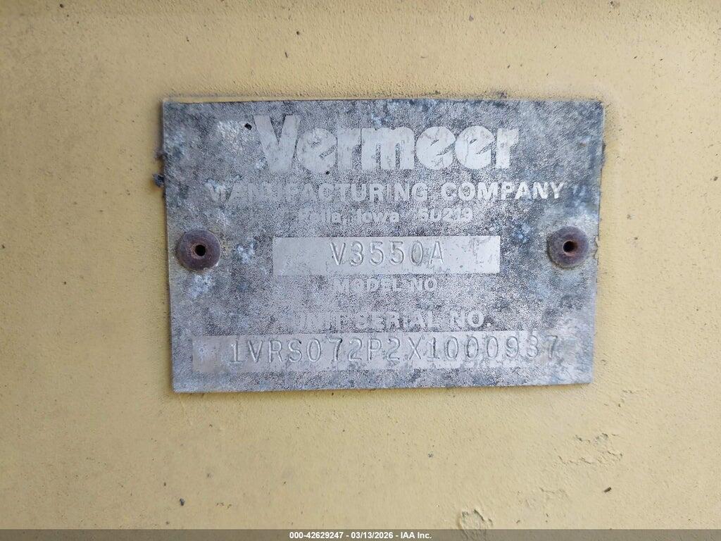 1VRS072P2X1000937 1999 VERMEER EQUIPMENT photo no. 9