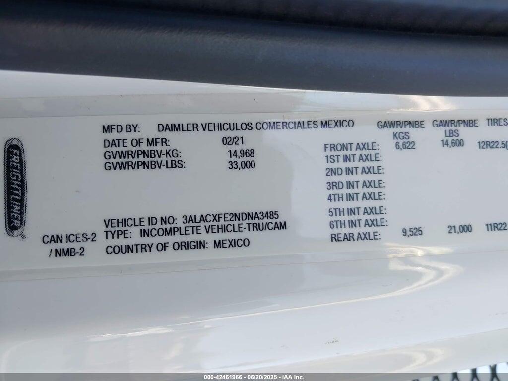 3ALACXFE2NDNA3485 2022 FREIGHTLINER M2 106 photo no. 8