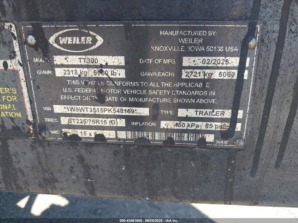 1W9WT3515PK548159 2023 TRAILER WEILER photo no. 9