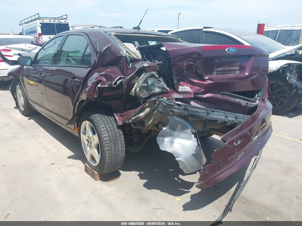 3FAHP0GA1CR237393 2012 FORD FUSION photo no. 3