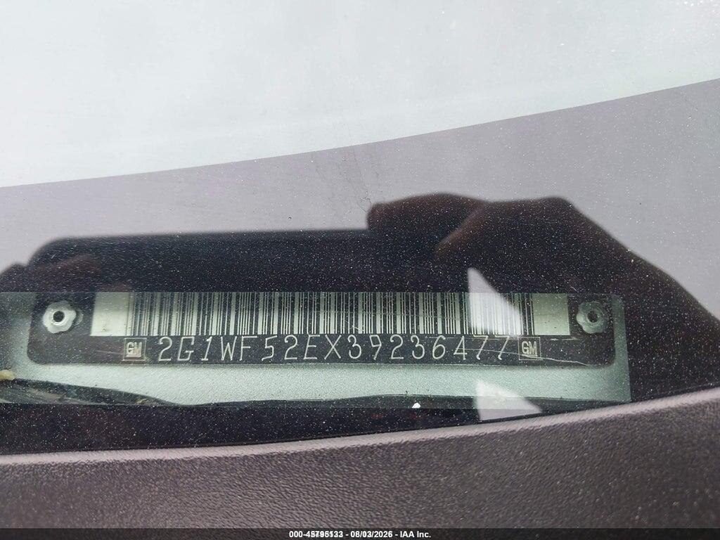2G1WF52EX39236477 2003 CHEVROLET IMPALA photo no. 9