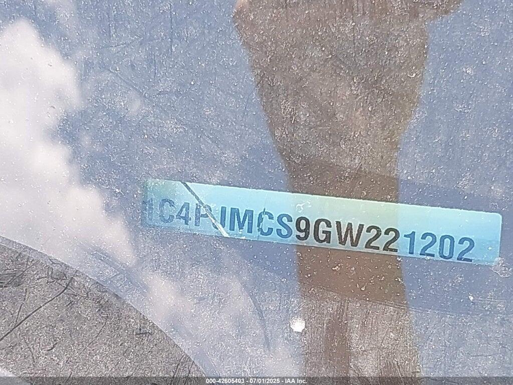 1C4PJMCS9GW221202 2016 JEEP CHEROKEE photo no. 9