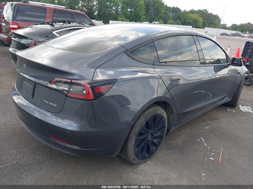 5YJ3E1EB5NF257856 2022 TESLA MODEL 3 photo no. 4