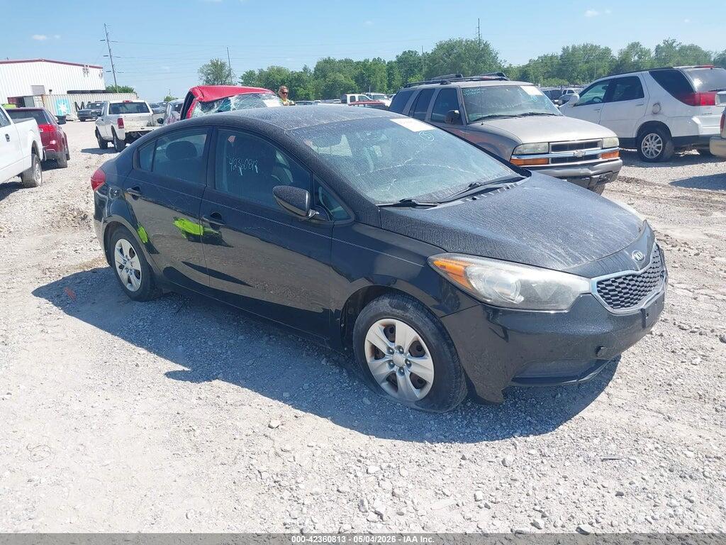 KNAFK4A61G5560702 2016 KIA FORTE photo no. 1