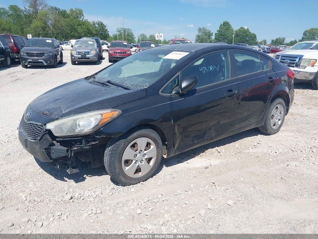 KNAFK4A61G5560702 2016 KIA FORTE photo no. 2