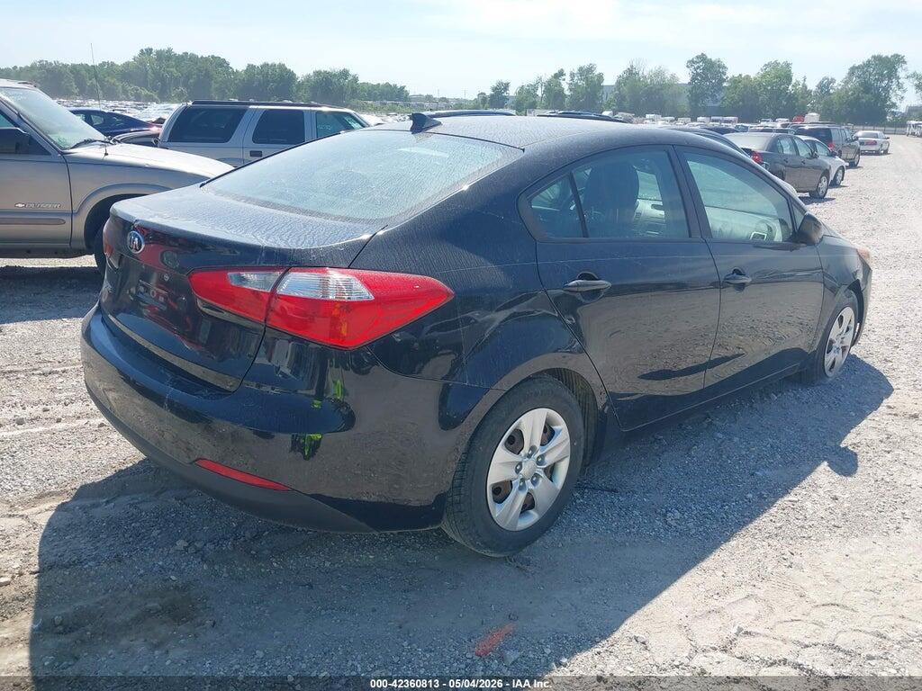 KNAFK4A61G5560702 2016 KIA FORTE photo no. 4