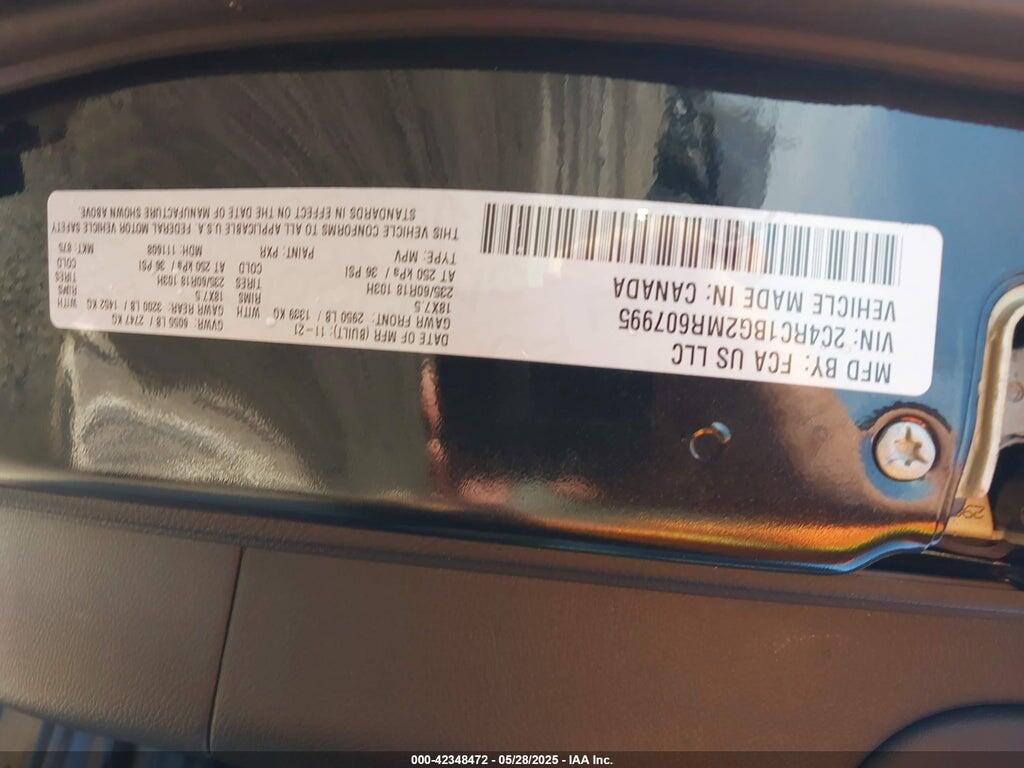 2C4RC1BG2MR607995 2021 CHRYSLER PACIFICA photo no. 9