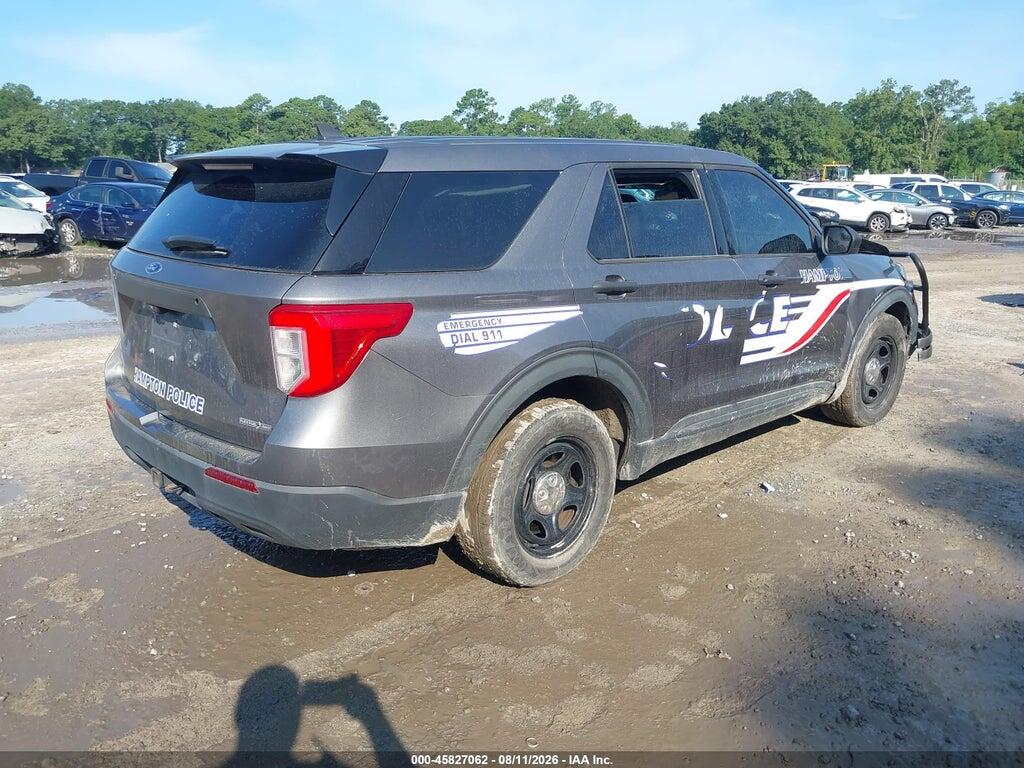 1FM5K8AB2MGB53941 2021 FORD POLICE INTERCEPTOR photo no. 4