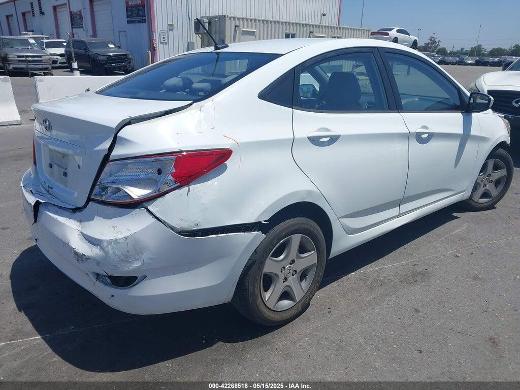 KMHCT4AE3FU805199 2015 HYUNDAI ACCENT photo no. 4