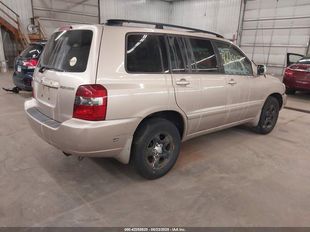 JTEDD21A840096308 2004 TOYOTA HIGHLANDER photo no. 4