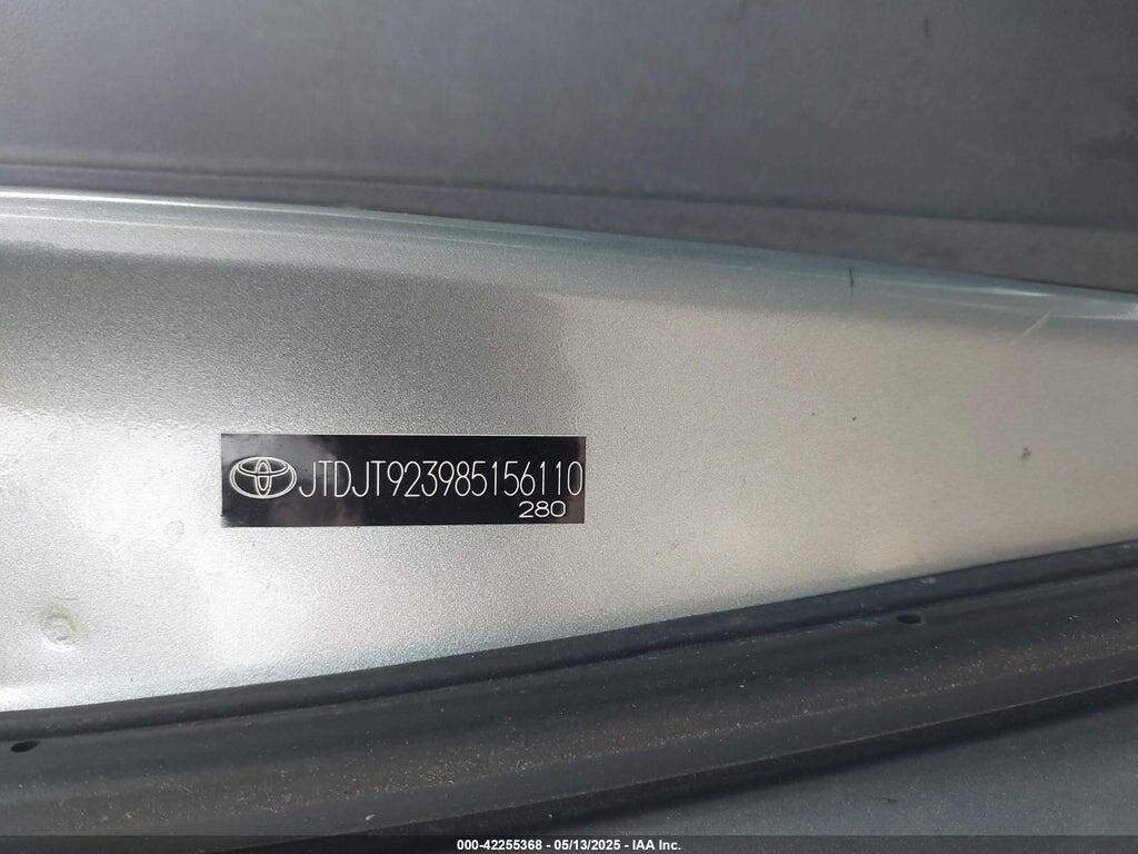 JTDJT923985156110 2008 TOYOTA YARIS photo no. 9
