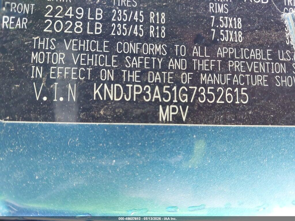 KNDJP3A51G7352615 2016 KIA SOUL photo no. 9