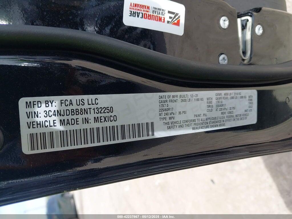 3C4NJDBB8NT132250 2022 JEEP COMPASS photo no. 9